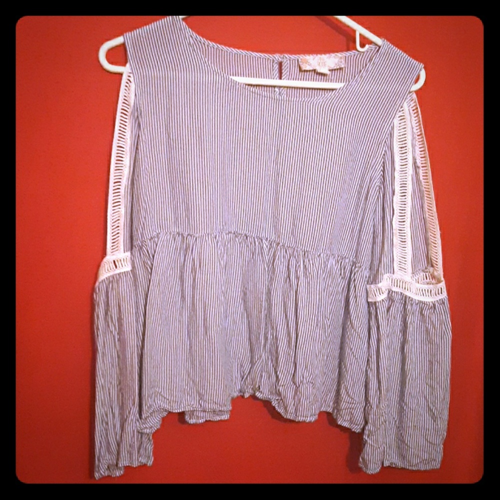 Long sleeve baby doll top